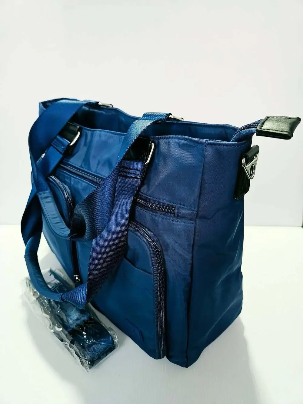 IHKWIP Cargo Catchall Tote with Two Crossbody Straps in French Navy